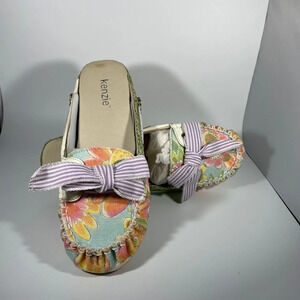 New Kenzie Stroll‎ Ballerina Slip On Canvas Spring Floral Flats Shoes 6 M
